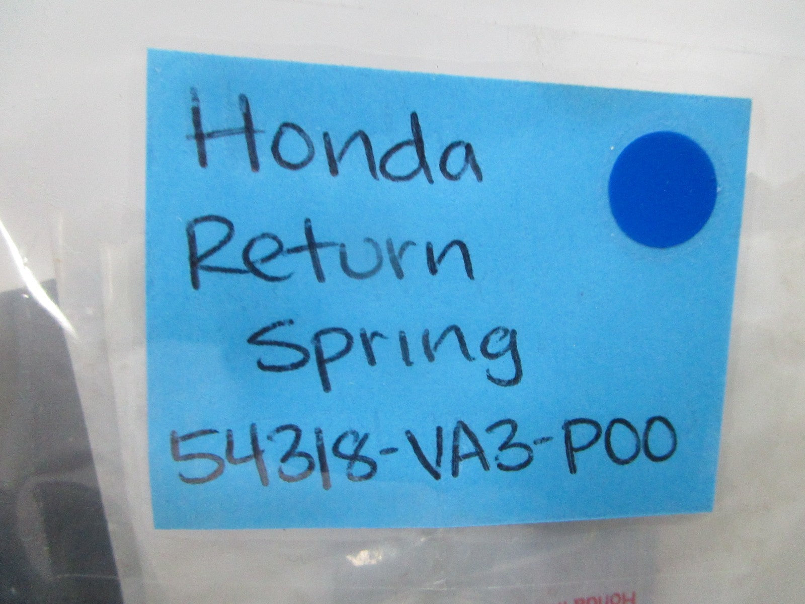 NEW OEM Honda 54318-VA3-P00 Return Spring 0810