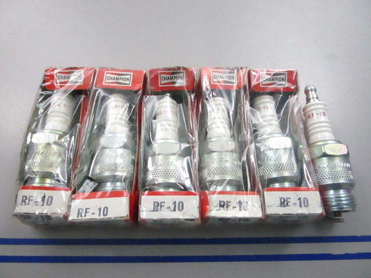 NEW (LOT OF 6) RF10 Champion Spark Plug 0810