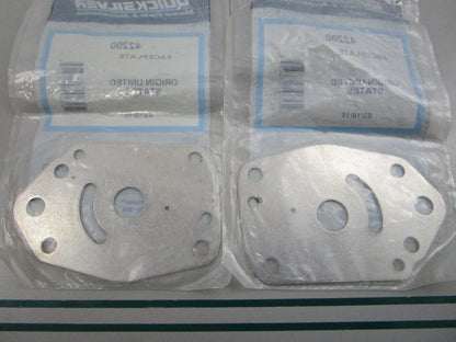 NEW OEM (LOT OF 2) 42200 Mercury Quicksilver Faceplate 0810
