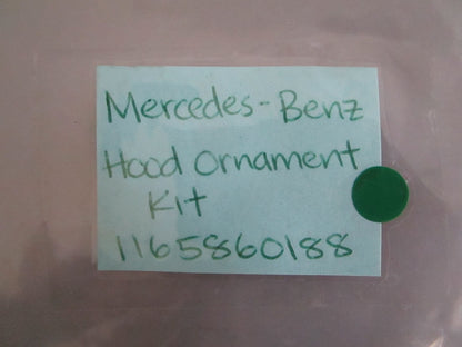 NEW OEM 1165860188 Mercedes-Benz Hood Ornament Kit 0820