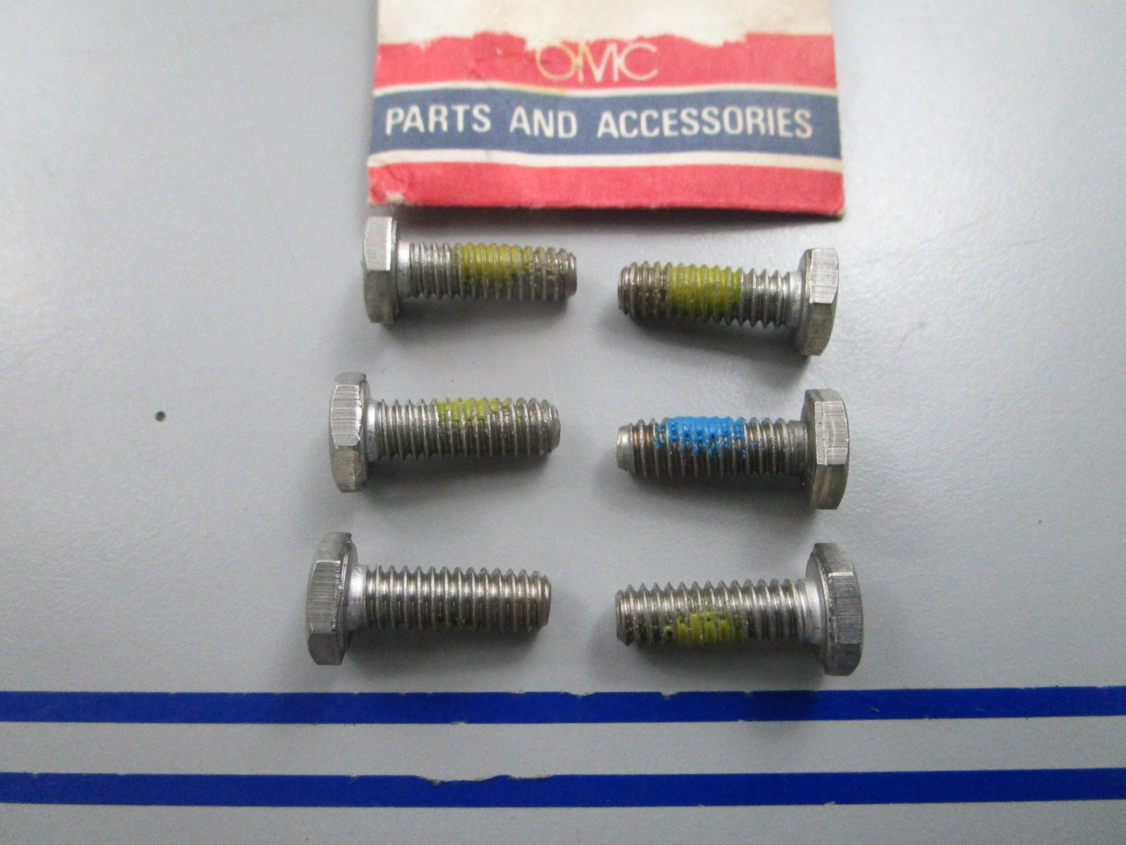 NEW OEM (LOT OF 6) 123290 0123290 OMC Johnson Evinrude Screw 0810