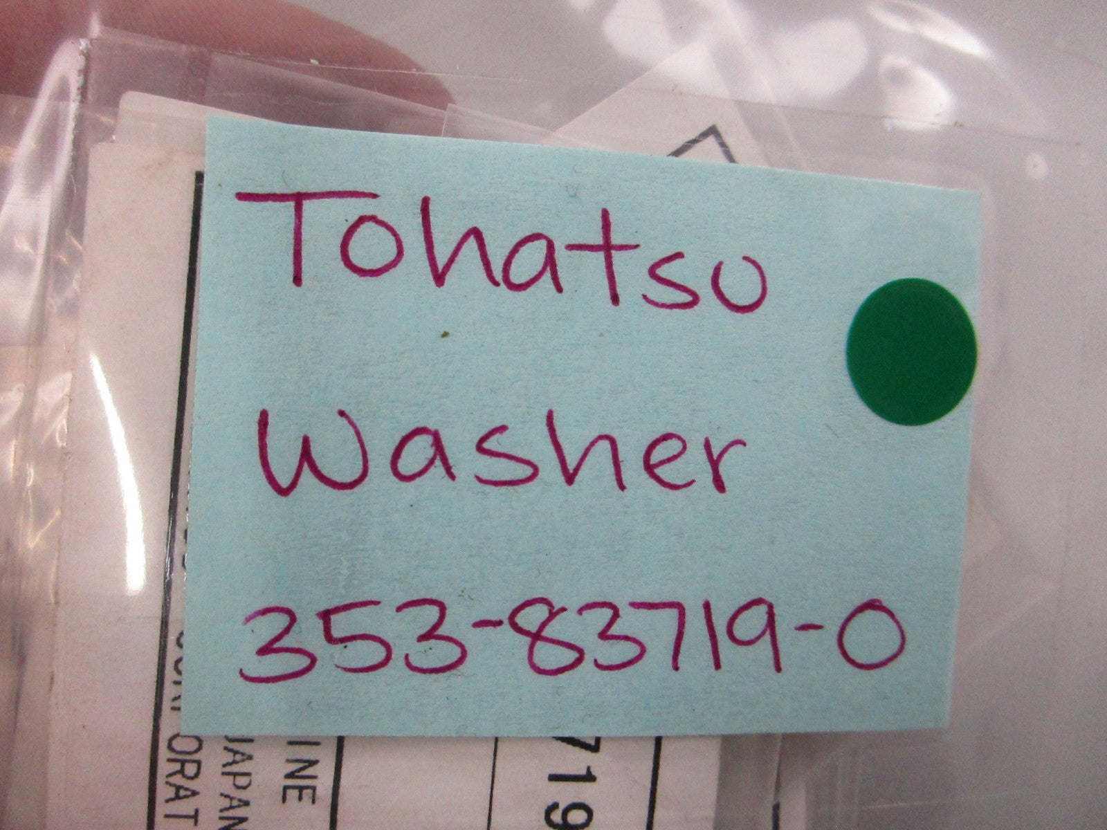 NEW OEM (LOT OF 5) 353-83719-0 353837190 Tohatsu Washer 0810