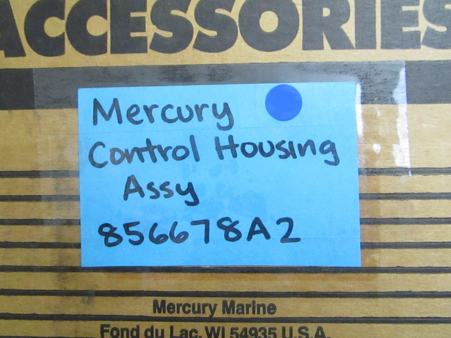 *NEW OEM* 0820 Mercury Quicksilver Control Housing Assy 856678A2