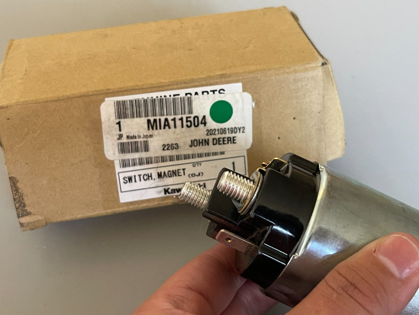 John Deere MIA11504 NEW OEM Starter Solenoid 12V X300 X500 X700 ZTrak LX 0720