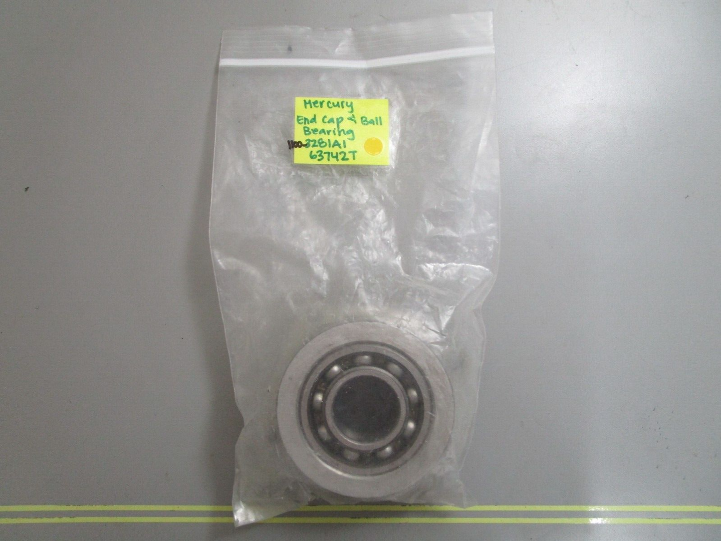 *NEW OEM* 0770 Mercury Quicksilver End Cap & Ball Bearing 1100-3281A1 63742T