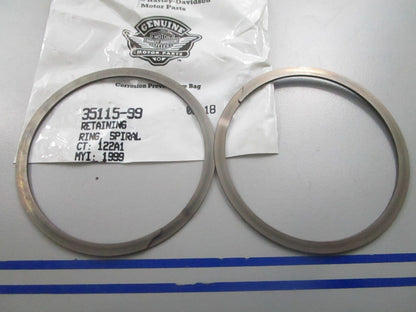 *NEW OEM* (LOT OF 2) 0810 Harley Davidson Spiral Retaining Ring 35115-99