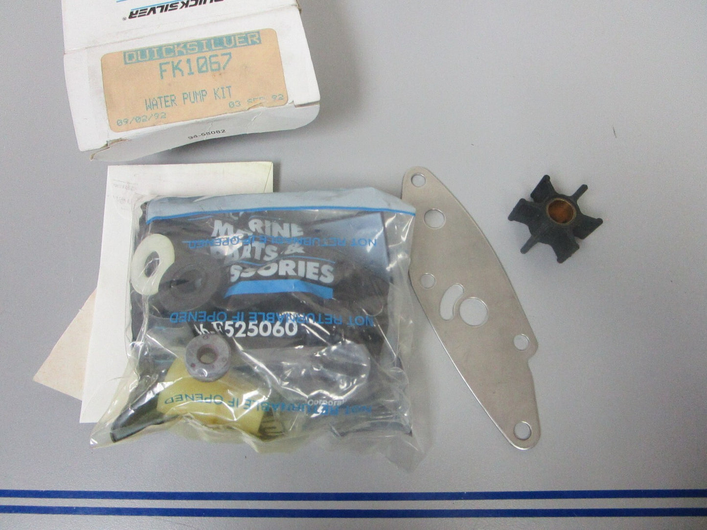 *NEW OEM* 0720 Mercury Quicksilver Complete Water Pump Kit FK1067