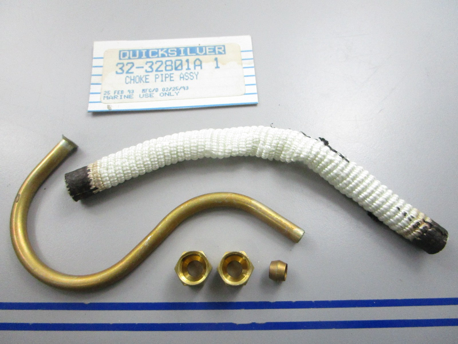 NEW OEM 32-32801A1 Mercury Quicksilver Choke Pipe Assembly 0810
