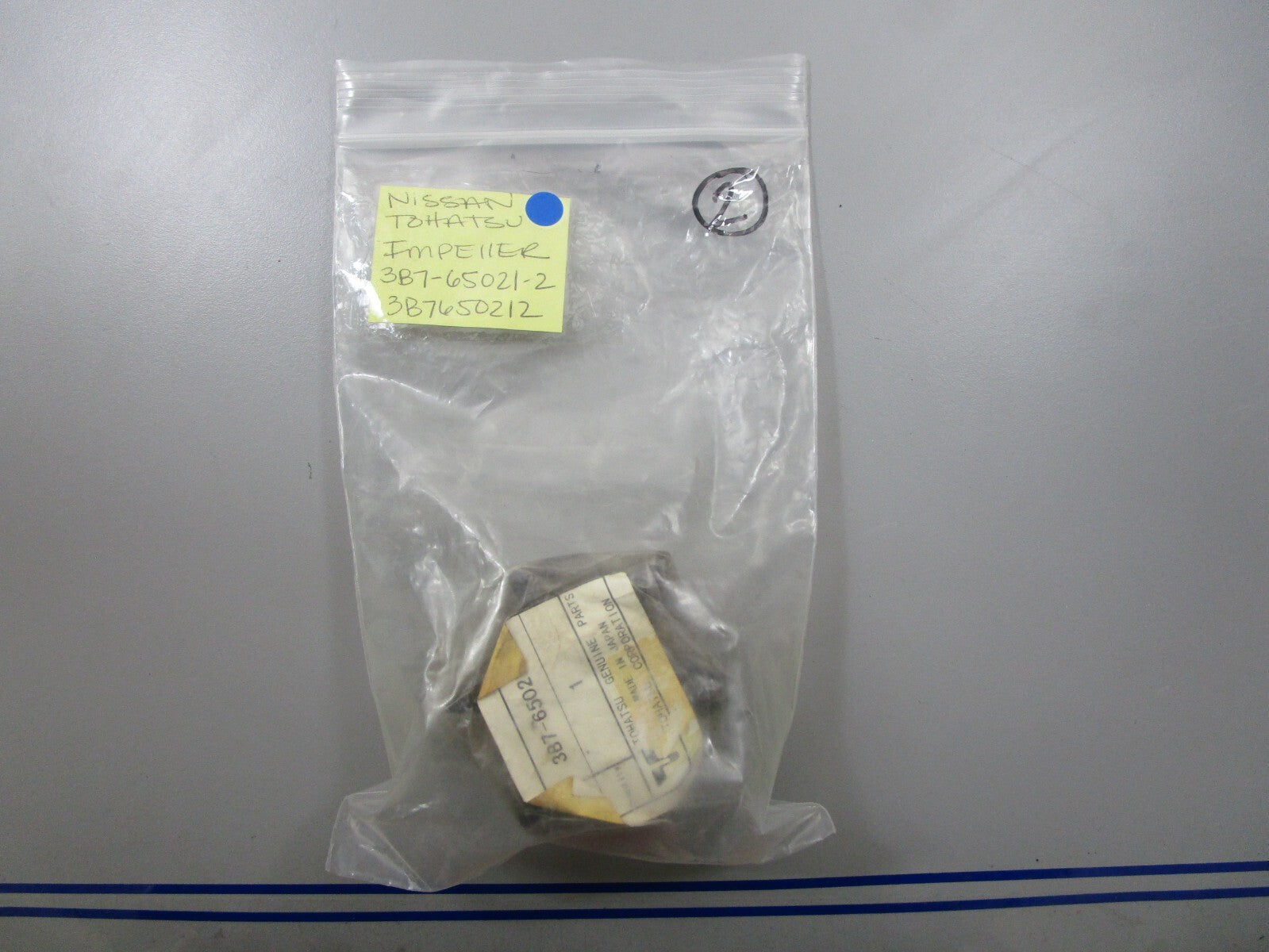 *NEW OEM* 0810 Nissan Tohatsu Impeller 3B7-65021-2 3B7650212