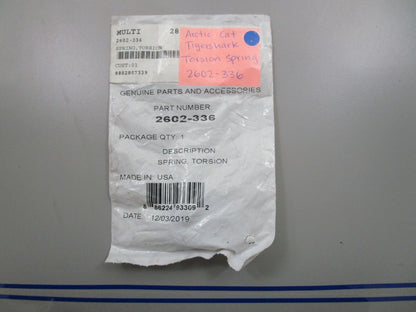 *NEW OEM* 0770 Arctic Cat Tigershark Torsion Spring 2602-336