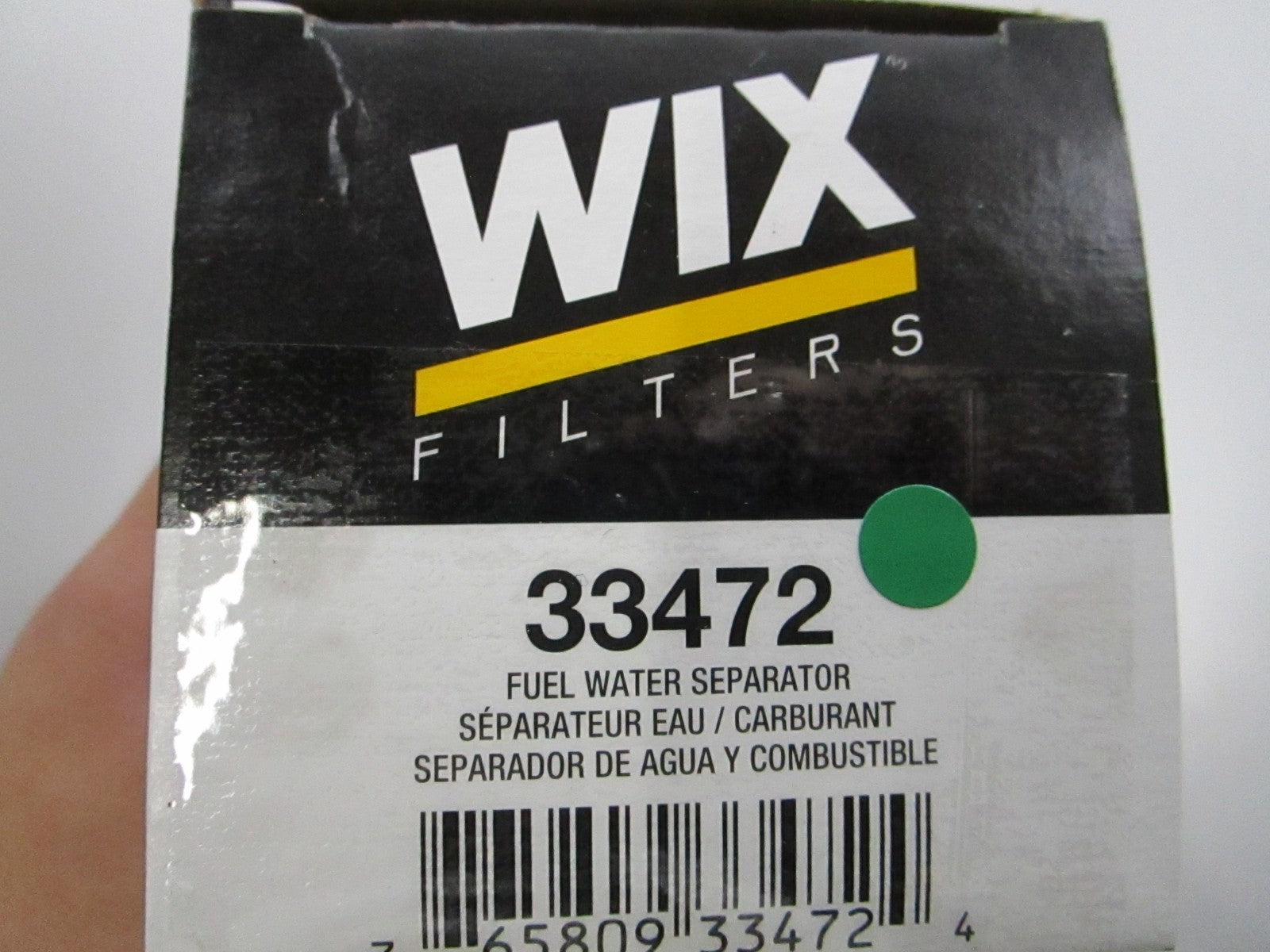 NEW 33472 WIX Fuel Water Separator 0810
