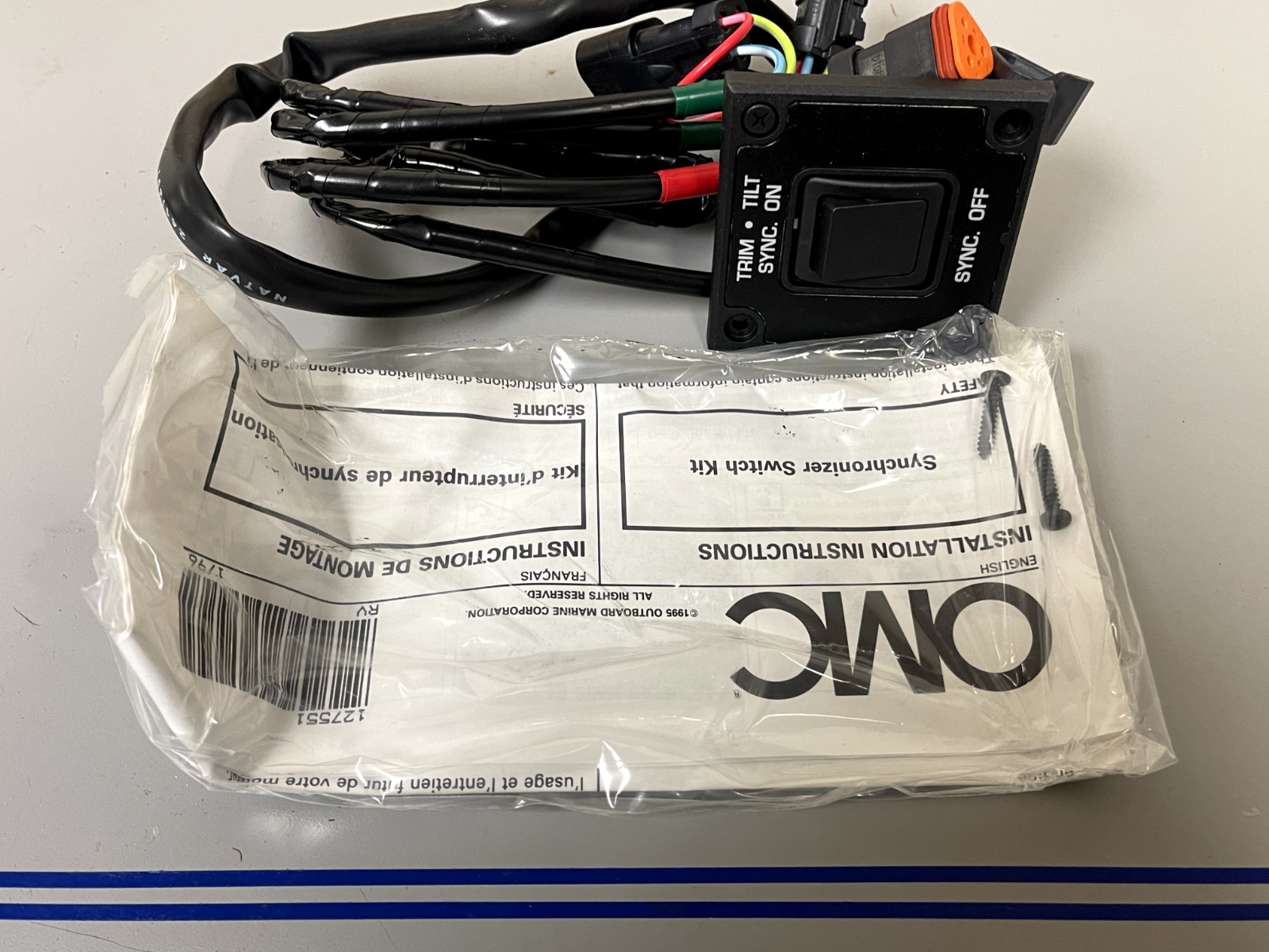 *NEW OEM* 0670 OMC Johnson Evinrude Trim Synchronizer Switch 176556 0176556