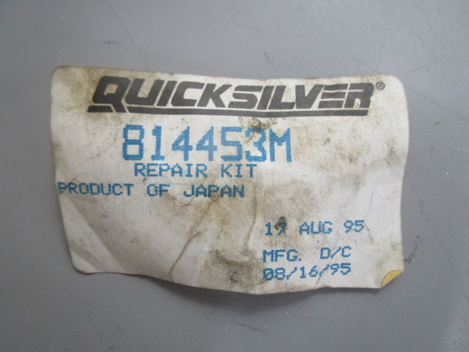 *NEW OEM* 0820 Mercury Quicksilver Repair Kit 814453M