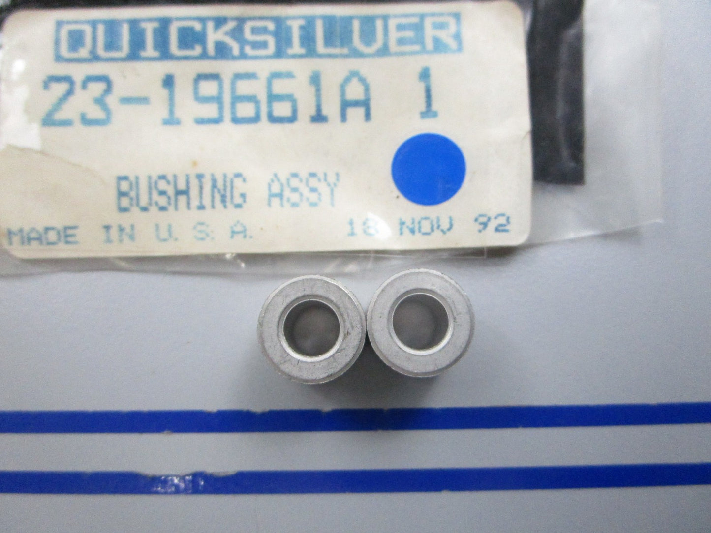 NEW OEM (LOT OF 2) 23-19661A1 Mercury Quicksilver Bushing Assembly 0810