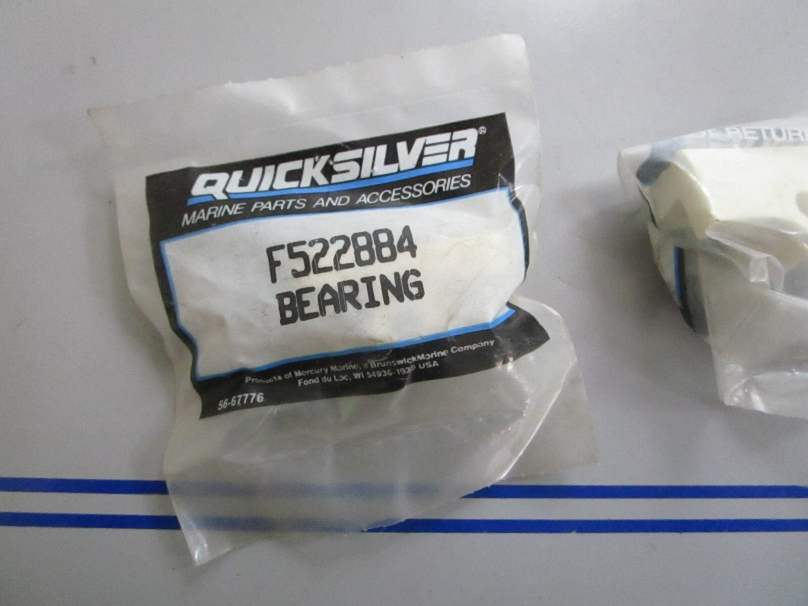 *NEW OEM* (LOT OF 2) 0810 Mercury Quicksilver Bearing F522884