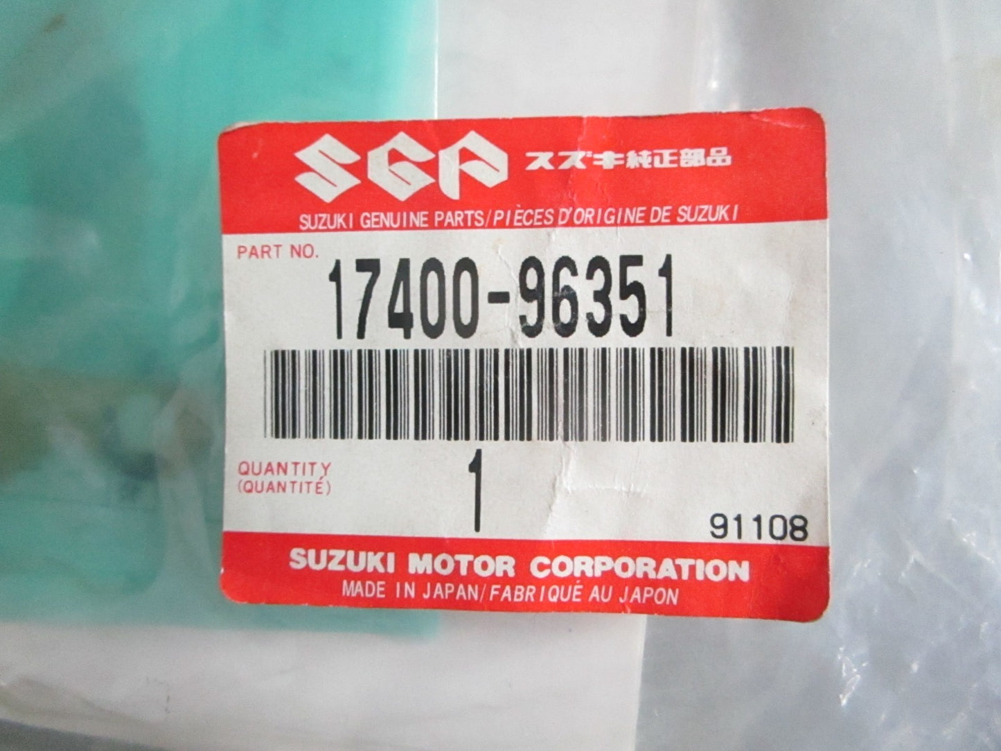 NEW OEM 17400-96351 Suzuki Water Pump Kit 0820