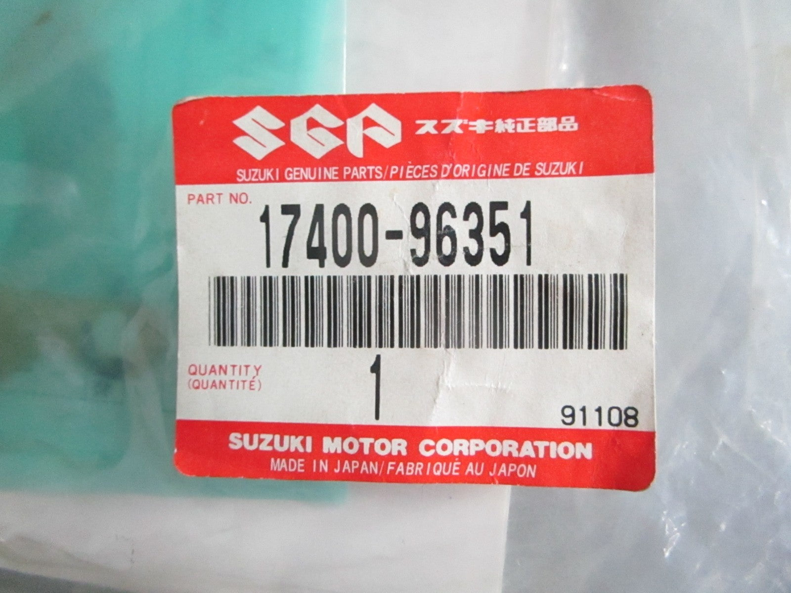 NEW OEM 17400-96351 Suzuki Water Pump Kit 0820