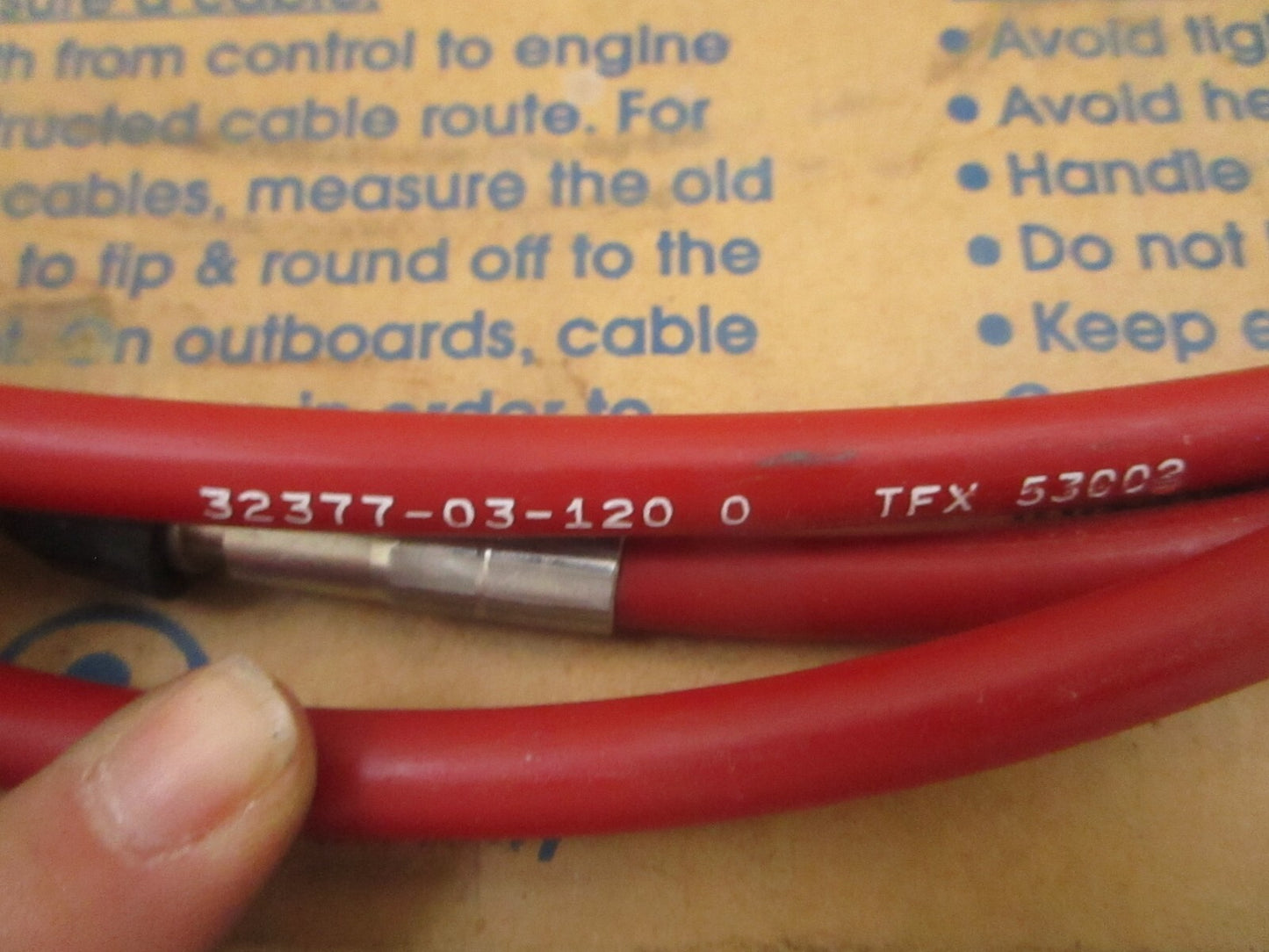 *NEW* 0780 Teleflex 33C SST Engine Control Cable 032377-003-0120