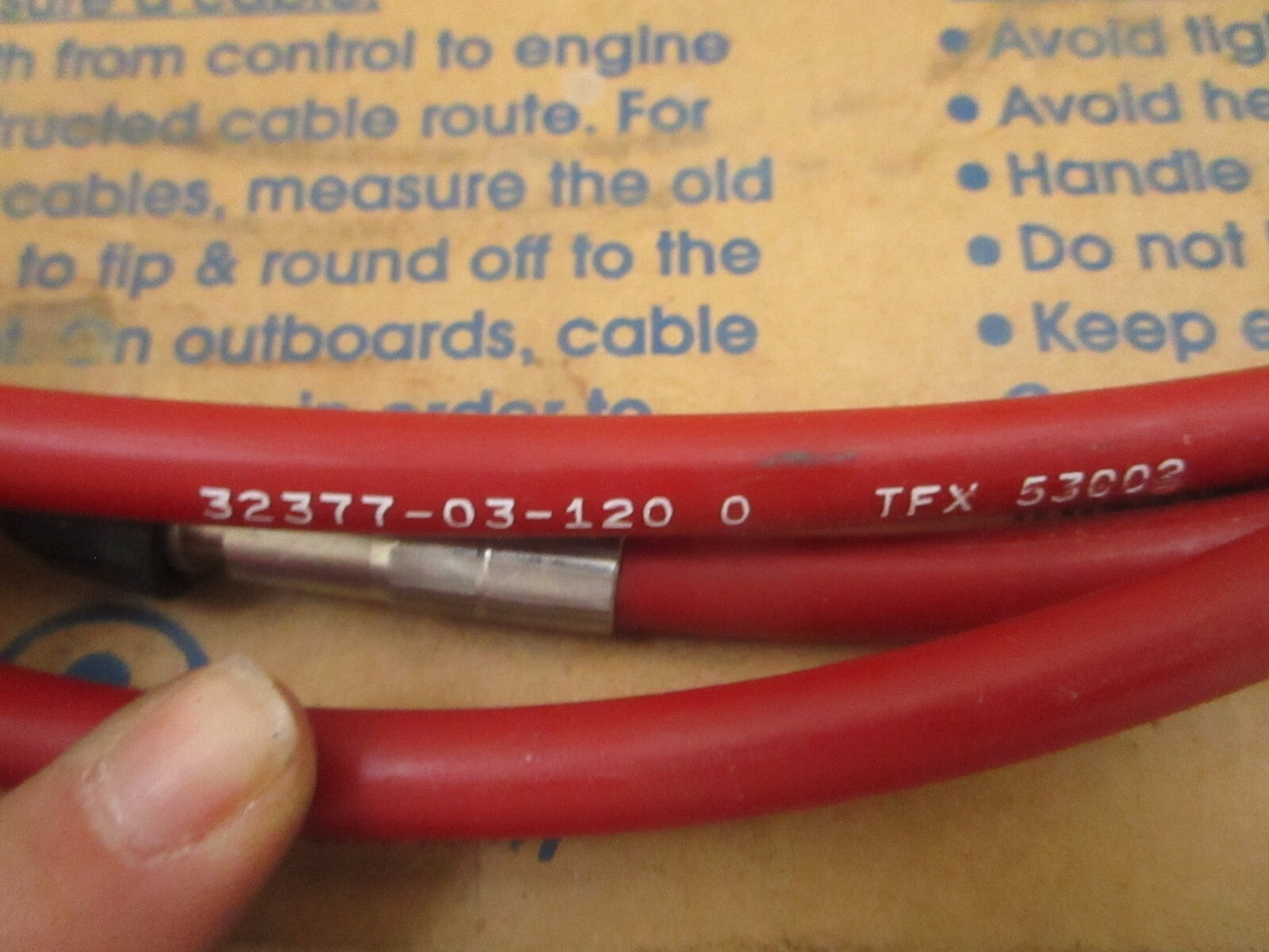 *NEW* 0780 Teleflex 33C SST Engine Control Cable 032377-003-0120