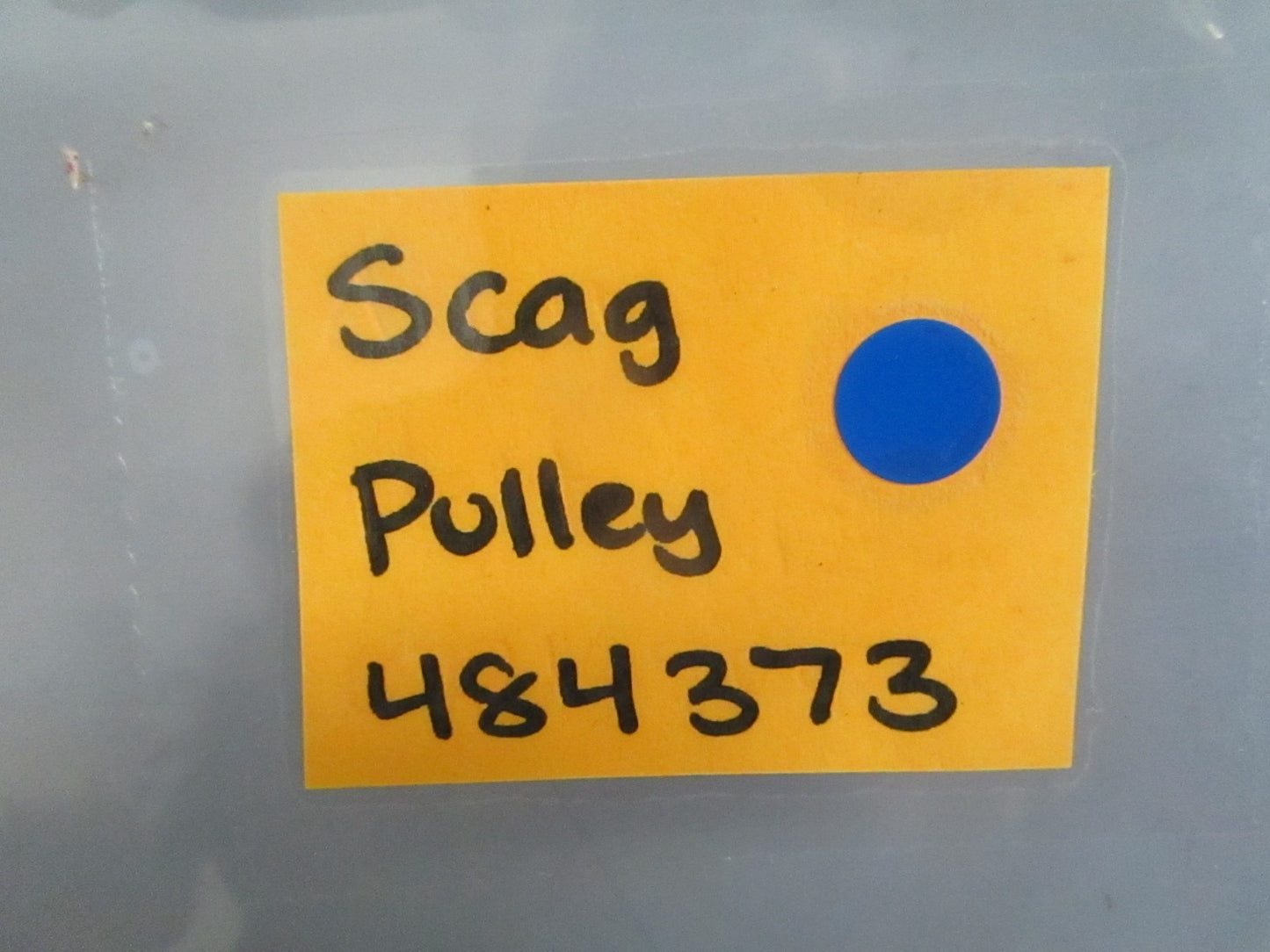 NEW OEM 484373 Scag Pulley 0820