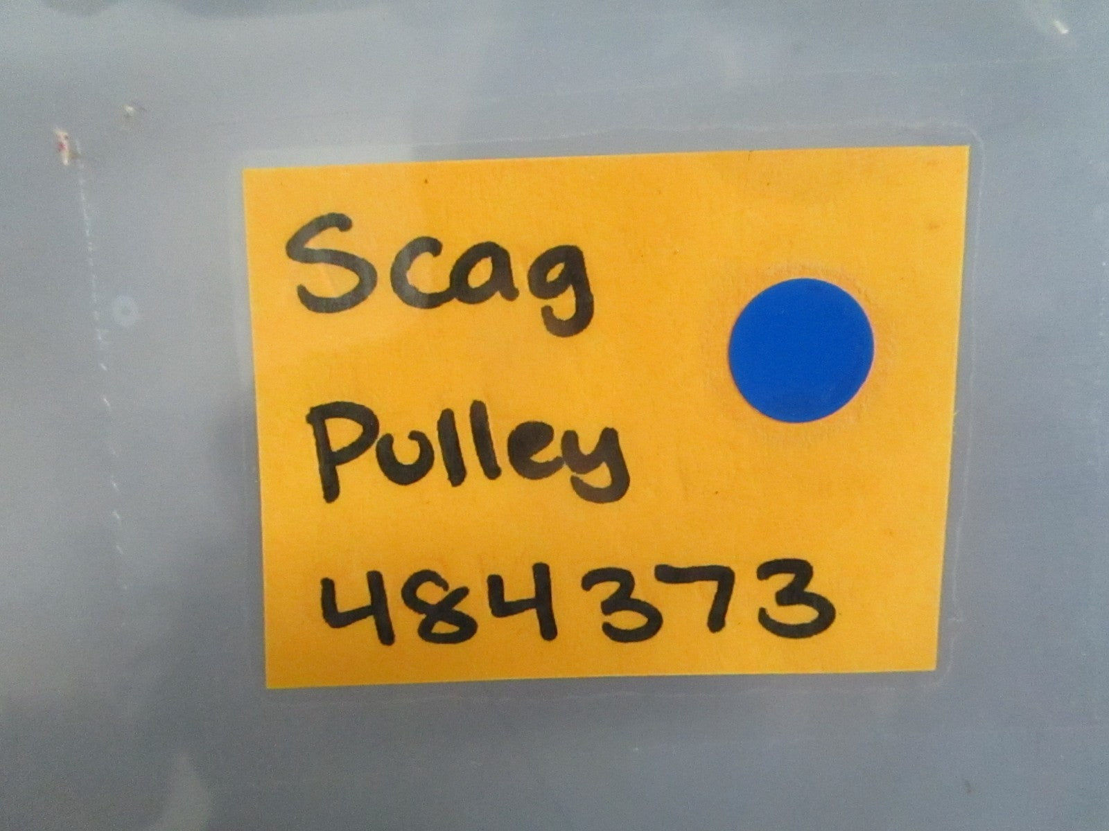 NEW OEM 484373 Scag Pulley 0820