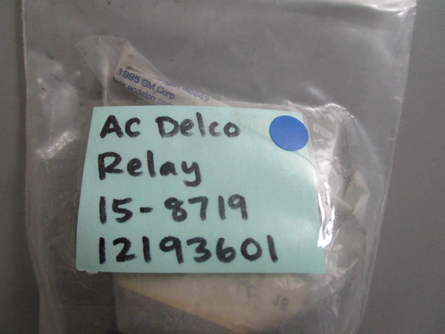 *NEW* 0810 AC Delco Relay 15-8719 12193601