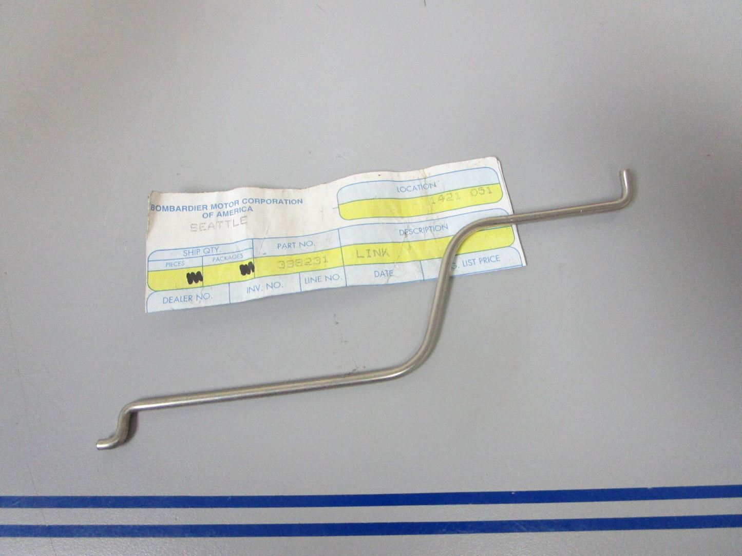 *NEW OEM* 0810 OMC Johnson Evinrude Link 338231 0338231