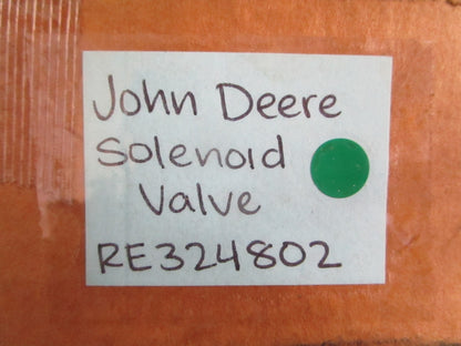 NEW OEM RE324802 John Deere Solenoid Valve 0820