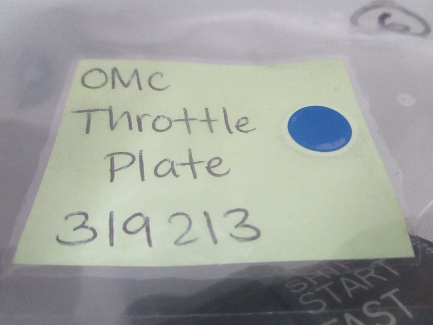 *NEW OEM* 0720 OMC Johnson Evinrude Throttle Plate 319213 0319213