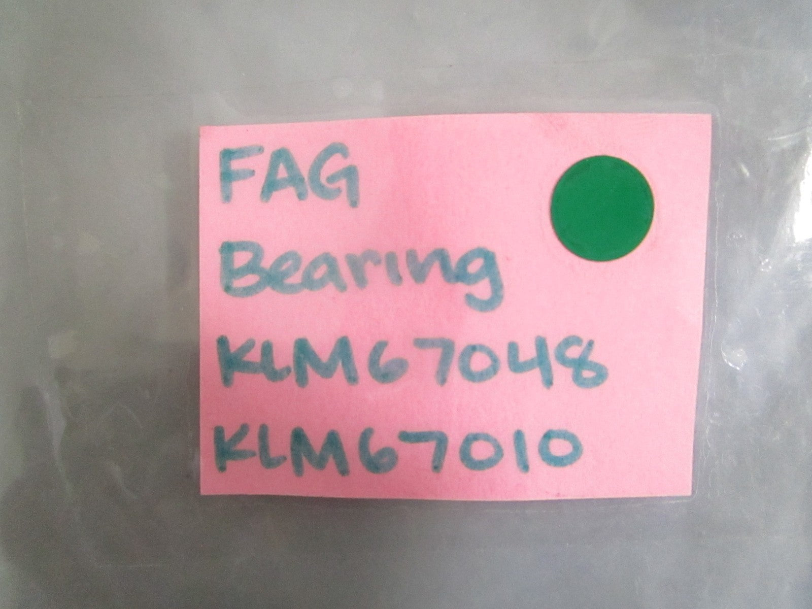 NEW OEM KLM67048 KLM67010 FAG Bearing 0820