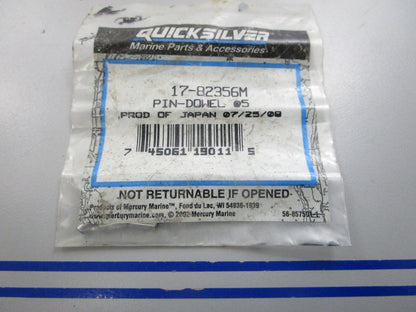NEW OEM (LOT OF 5) 17-82356M Mercury Quicksilver Dowel Pin 0810