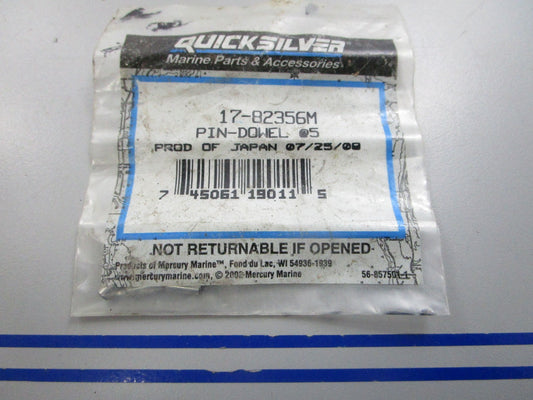 NEW OEM (LOT OF 5) 17-82356M Mercury Quicksilver Dowel Pin 0810