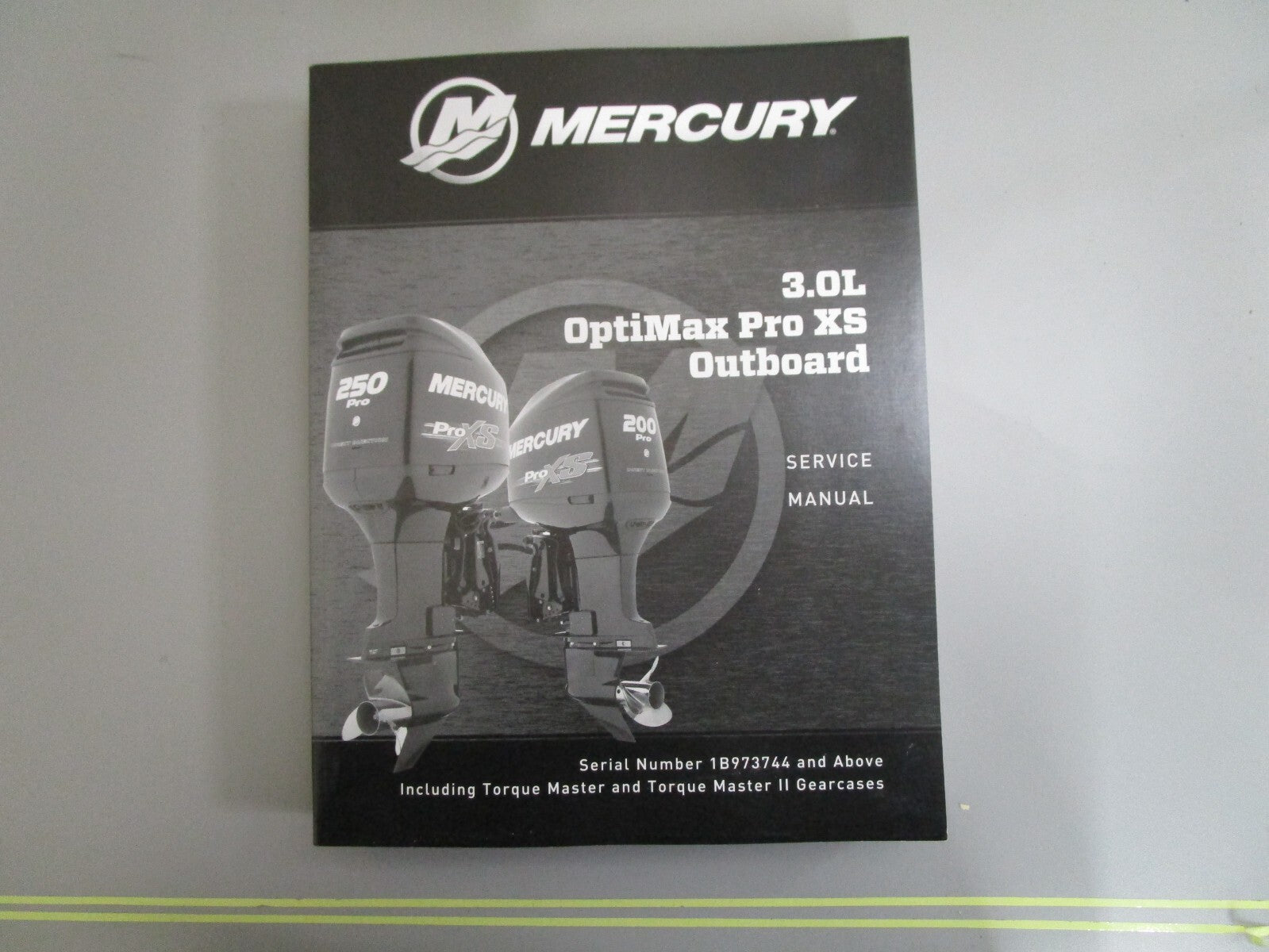 *NEW OEM* 0820 Mercury Quicksilver 3.0L OptiMax XS Service Manual 90-8M0122849