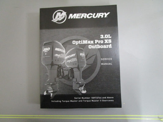 *NEW OEM* 0820 Mercury Quicksilver 3.0L OptiMax XS Service Manual 90-8M0122849