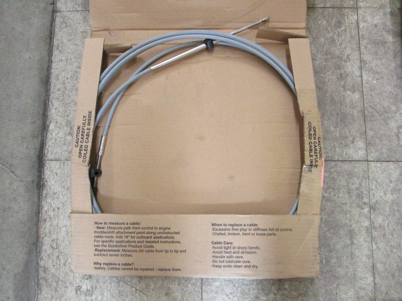 *NEW OEM* 0820 Mercury Quicksilver 19' Cable 897977A19