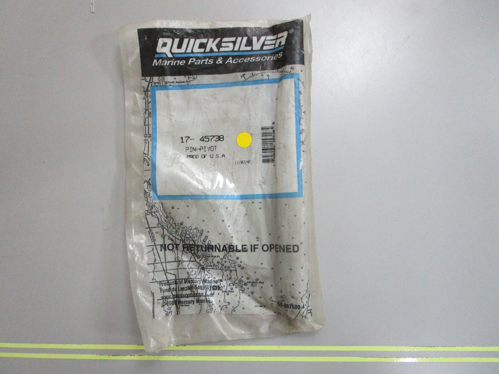 *NEW OEM* 0810 Mercury Quicksilver Pivot Pin 17-45738