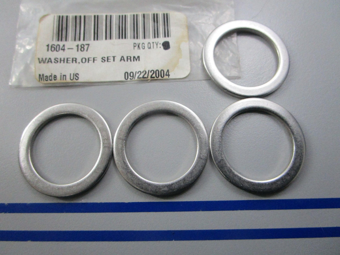 NEW OEM (LOT OF 4) 1604-187 Arctic Cat Off Set Arm Washer 0810