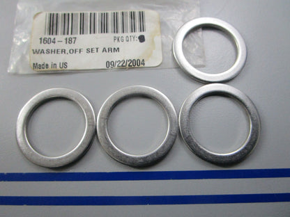 NEW OEM (LOT OF 4) 1604-187 Arctic Cat Off Set Arm Washer 0810