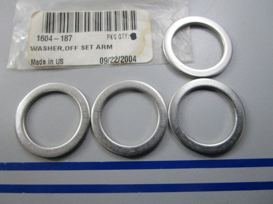 NEW OEM (LOT OF 4) 1604-187 Arctic Cat Off Set Arm Washer 0810