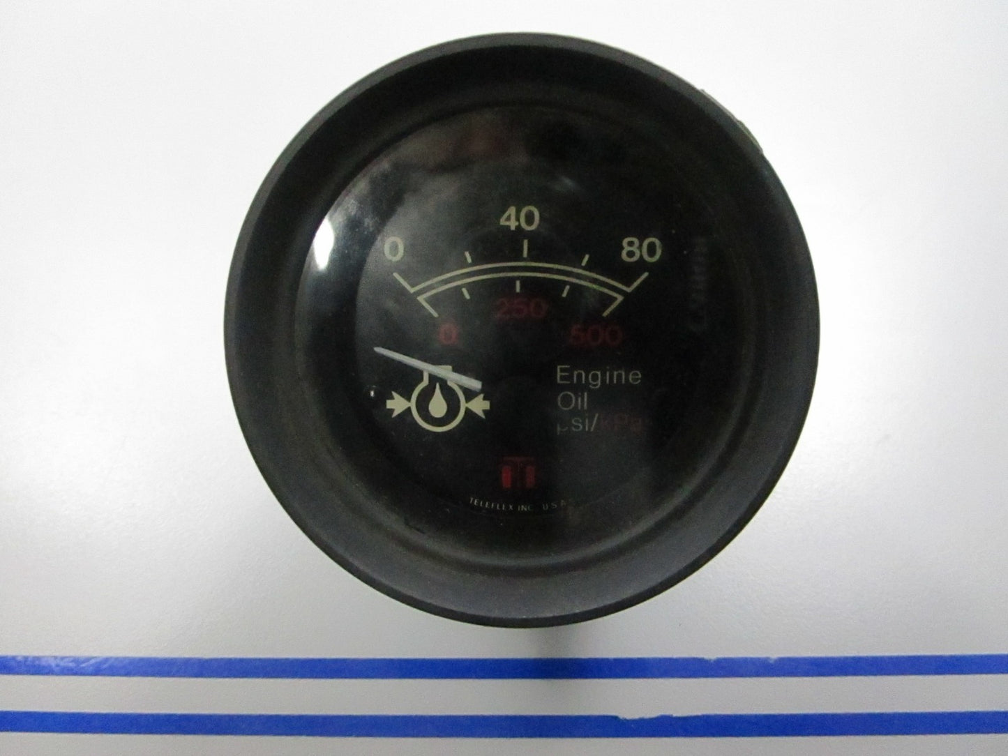 *NEW OEM* 0810 Teleflex Oil Pressure Gauge 53214