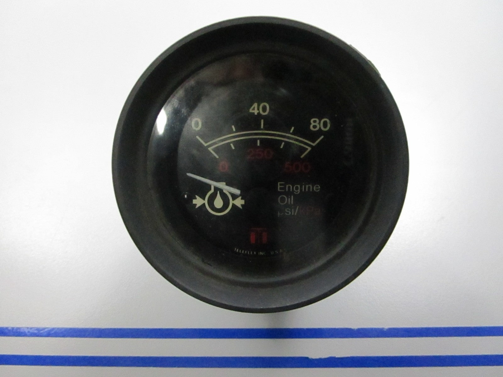 *NEW OEM* 0810 Teleflex Oil Pressure Gauge 53214