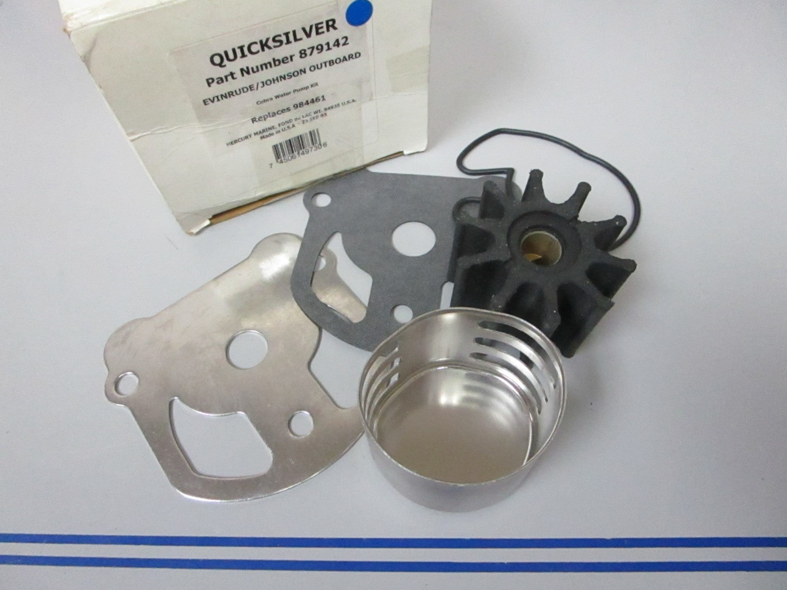 NEW OEM  879142 Replaces 984461 Mercury Quicksilver Cobra Water Pump 0720