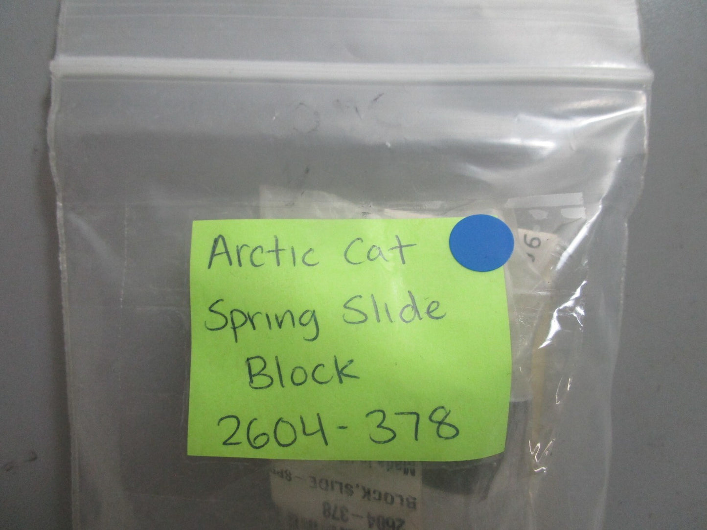 *NEW OEM* 0810 Arctic Cat Spring Slide Block 2604-378