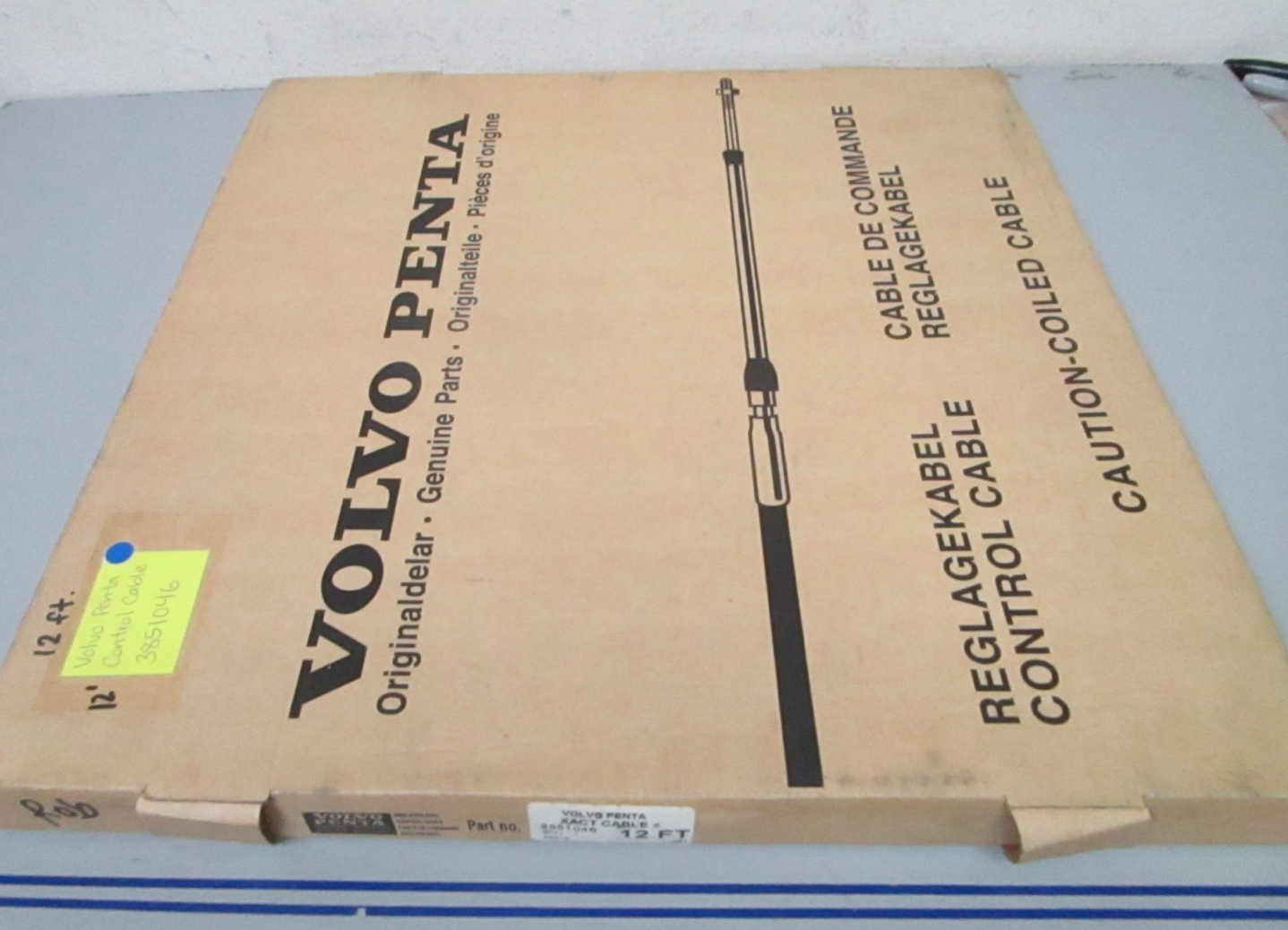 *NEW OEM* 0720 Mercury Quicksilver 12ft Control Cable 3851046