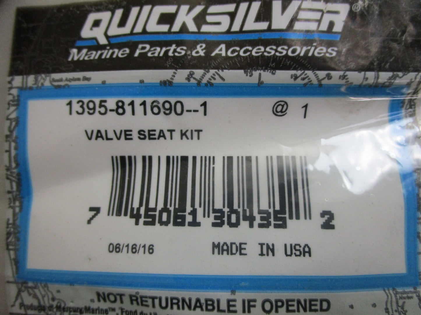 *NEW OEM* 0810 Mercury Quicksilver Valve Seat Kit 1395-811690-1