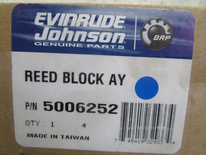 *NEW OEM* 0810 OMC Johnson Evinrude Reed Block Assembly 5006252