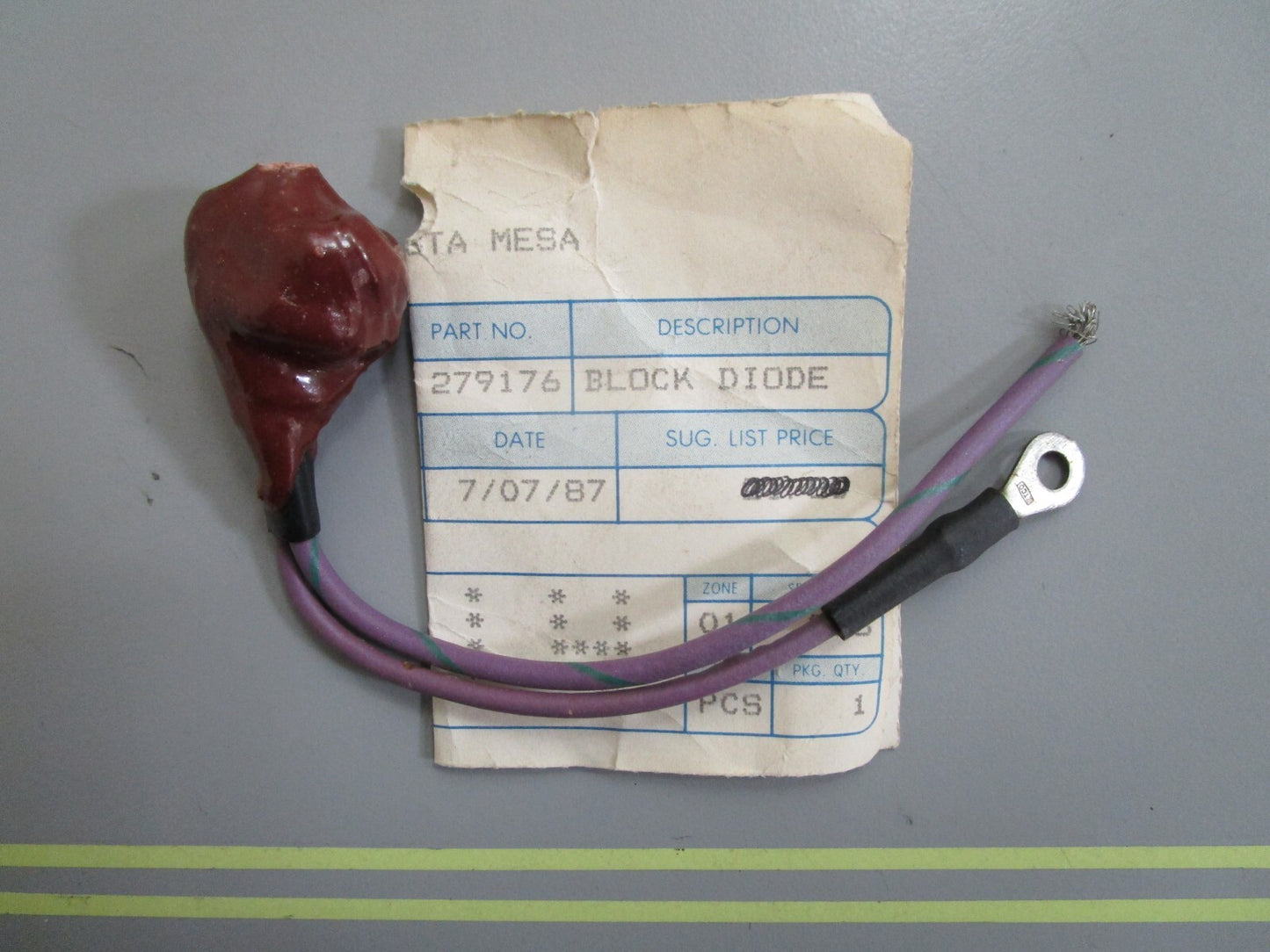 *NEW OEM* 0810 OMC Johnson Evinrude Block Diode 279179 0279176