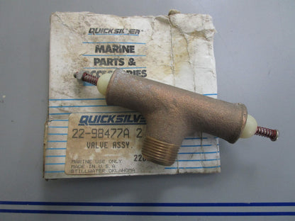 *NEW OEM* 0820 Mercury Quicksilver Valve Assy 22-98477A2