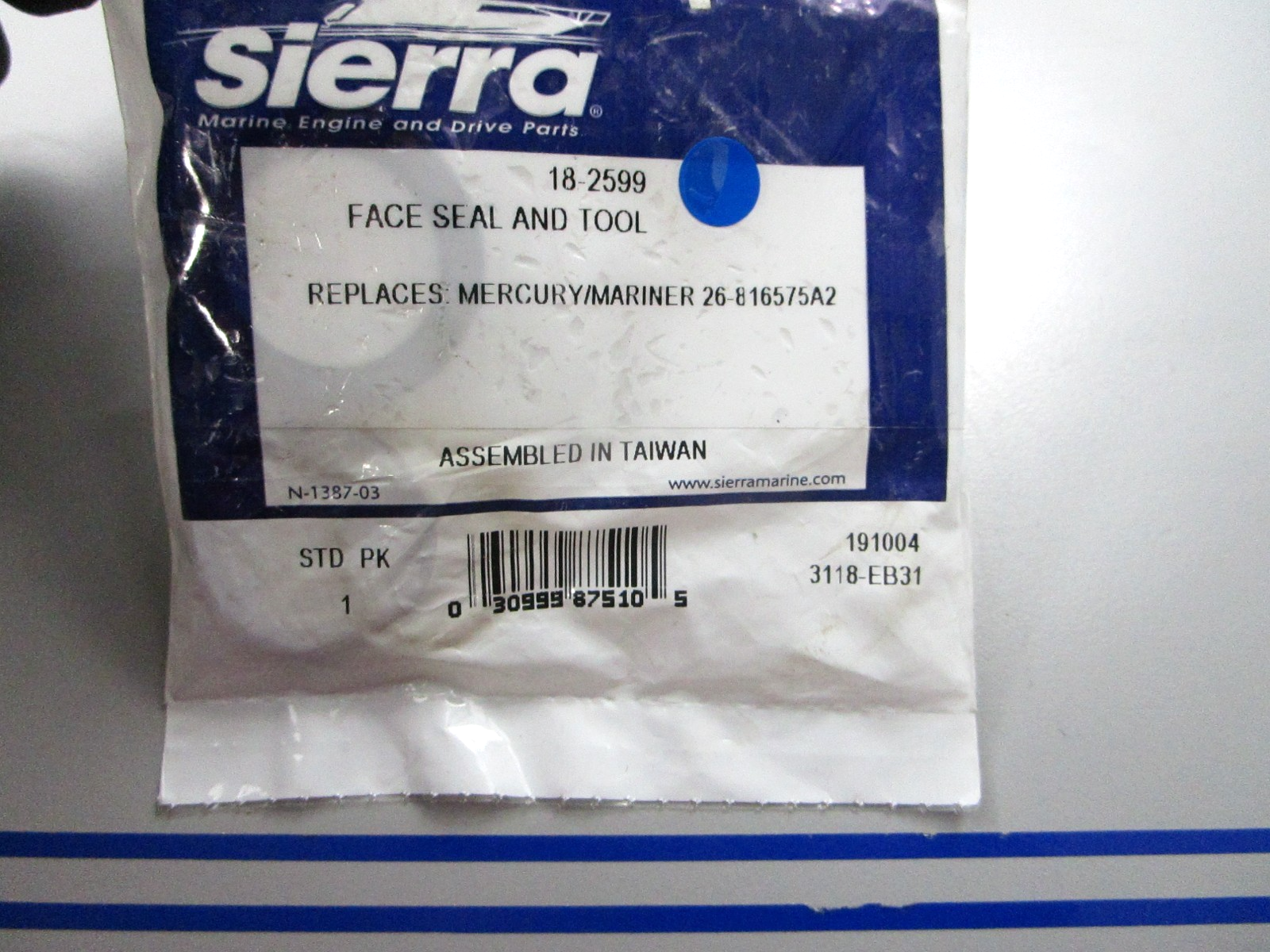 *NEW* 0810 Sierra Face Seal & Tool 18-2599 Replaces: Mercury 26-816575A2