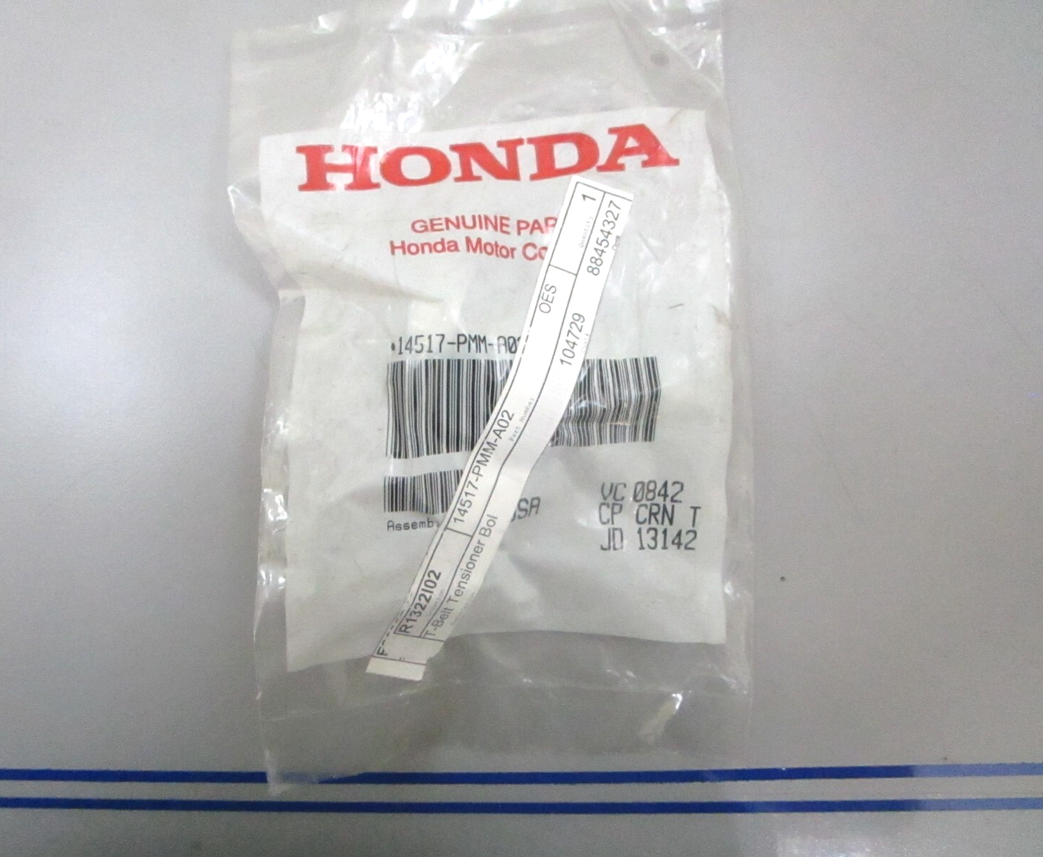 *NEW OEM* 0780 Honda T-Belt Tensioner Bolt 14517-PMM-A02